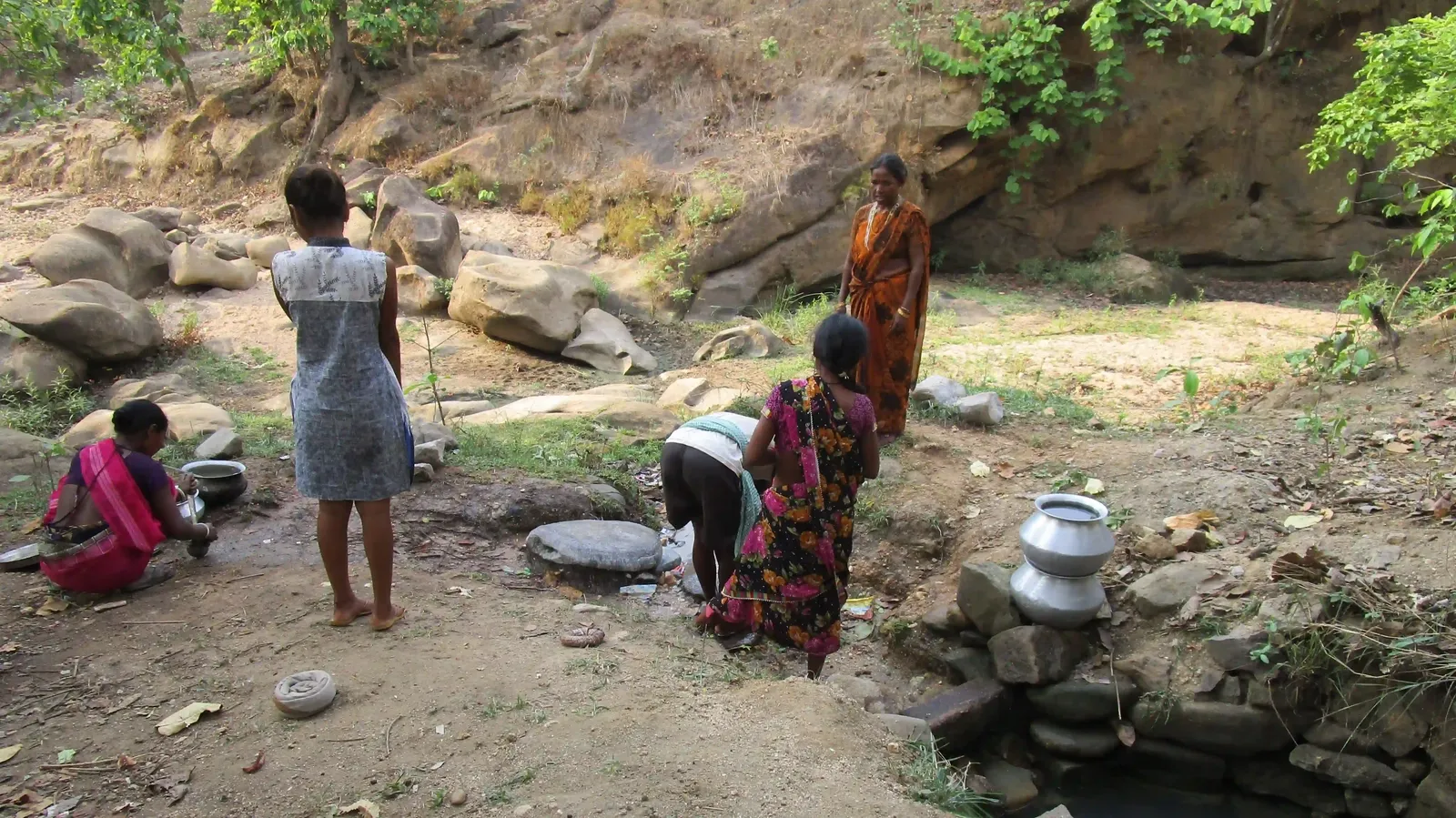 Kasiadih_Clean and enough water is struggle omen face everyday in these areas where fragile ecology is at risk