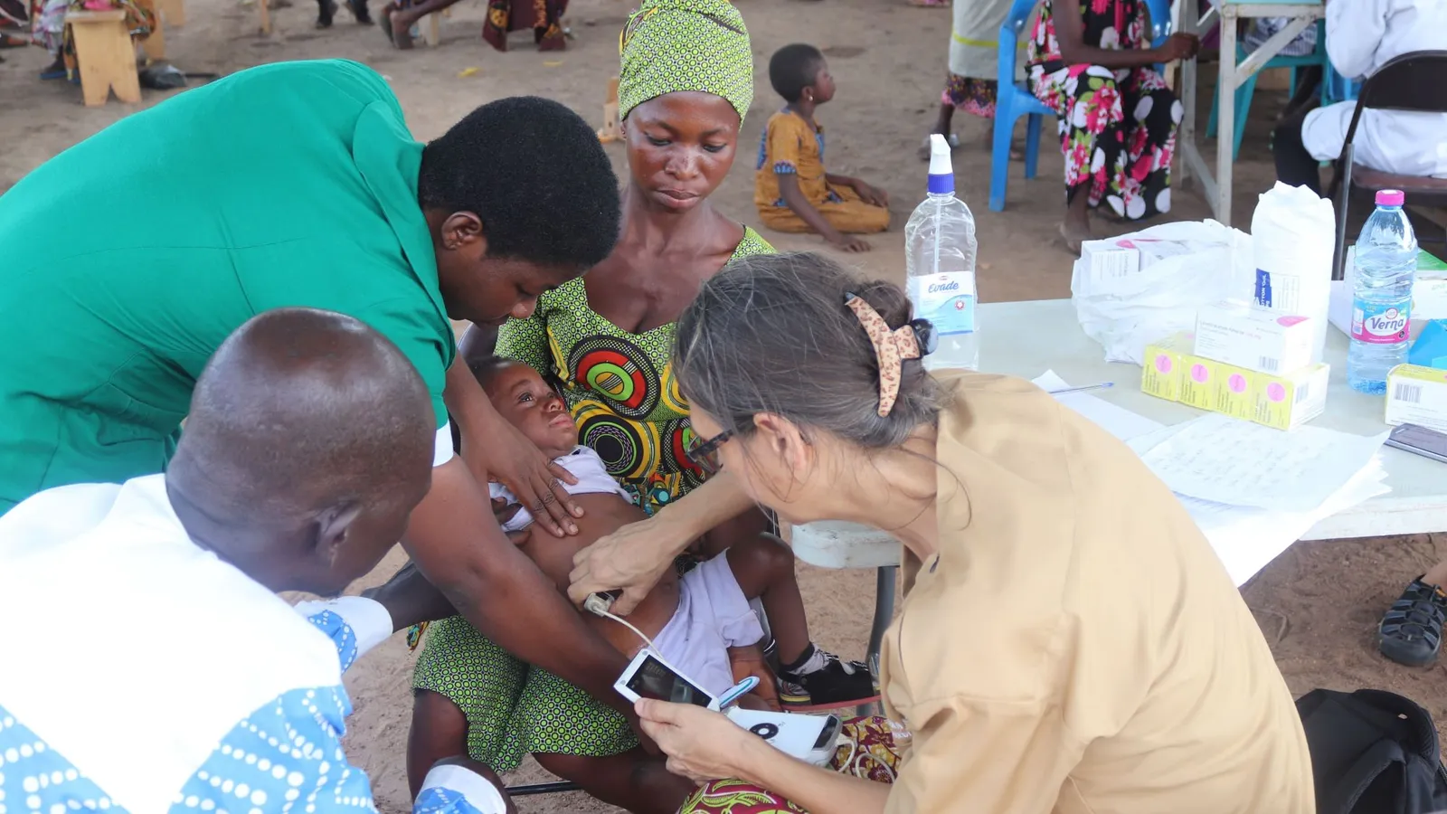 Kulmasa_Srs. Ursula and Lydia at Special clinic for children with disabilities